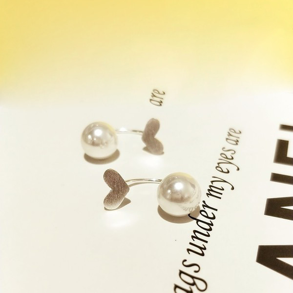 Cercei buric de dama cu perla