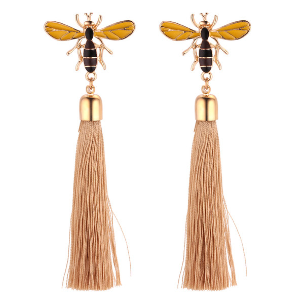 Γυναικεία μακρύ σκουλαρίκια με διακόσμηση