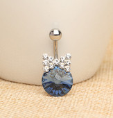 Cercei buric de dama cu pietre in mai multe culori