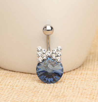 Cercei buric de dama cu pietre in mai multe culori