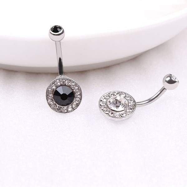 Cercel buric de dama cu diferite pietre in 2 culori