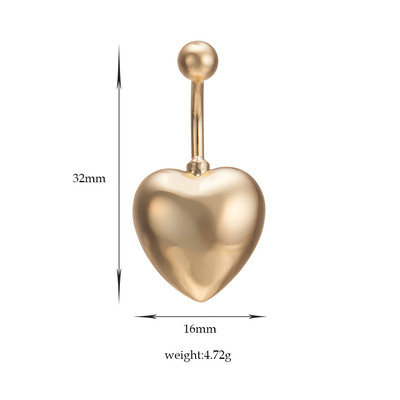 Γυναικεία σκουλαρίκια σε σχήμα καρδιάς σκουλαρίκι σε 2 σχέδια