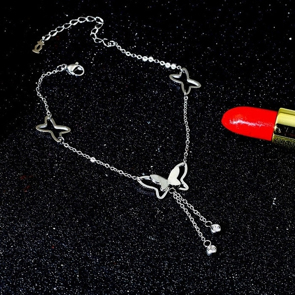 Bratara de dama moderna cu decor in doua culori