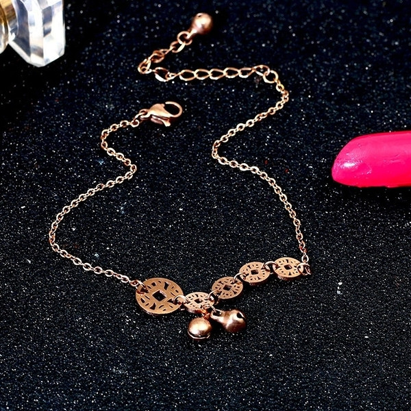 Brățară delicată de damă cu decor în două culori