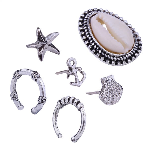 Set de șapte cercei pentru femei