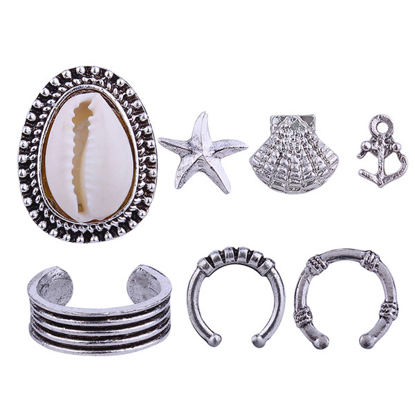 Set de șapte cercei pentru femei