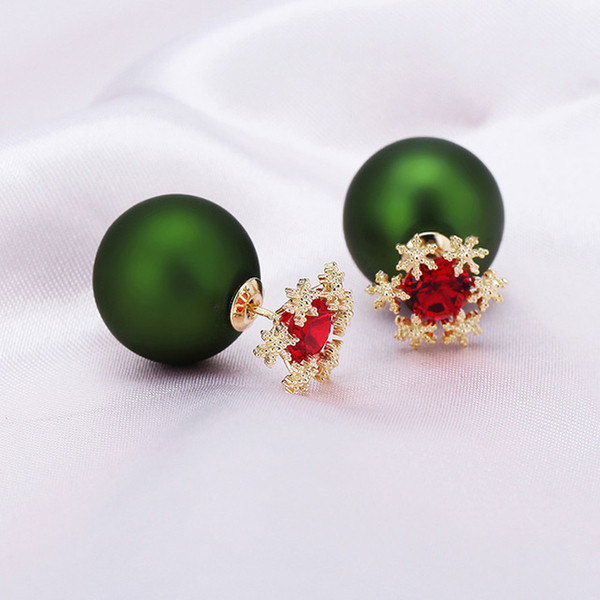 Cercei de dama in doua culori