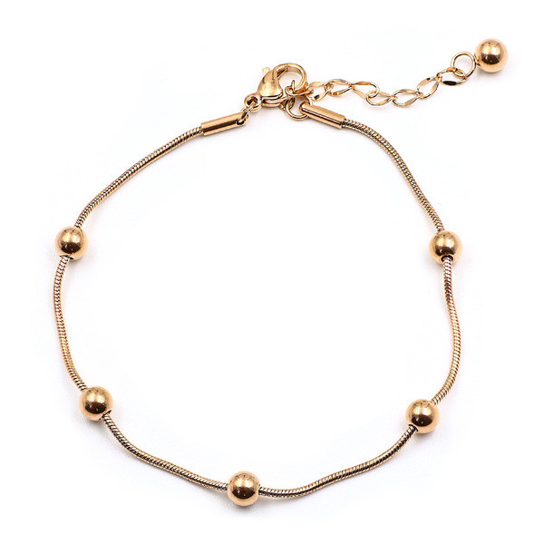 Κομψό γυναικείο βραχιόλι  σε χρυσό χρώμα