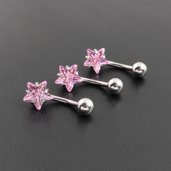 Cercel buric de dama cu piatra