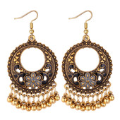 Cercei lungi de dama cu motive