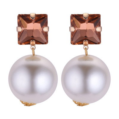 Cercei de dama cu perle si pietre in diferite culori