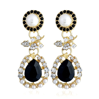 Cercei de dama cu pietre in mai multe culori