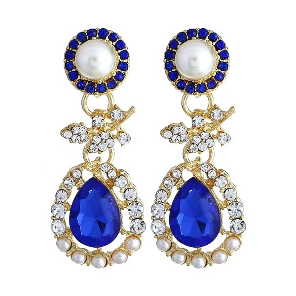 Cercei de dama cu pietre in mai multe culori