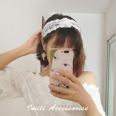 Banda de păr din dantelă