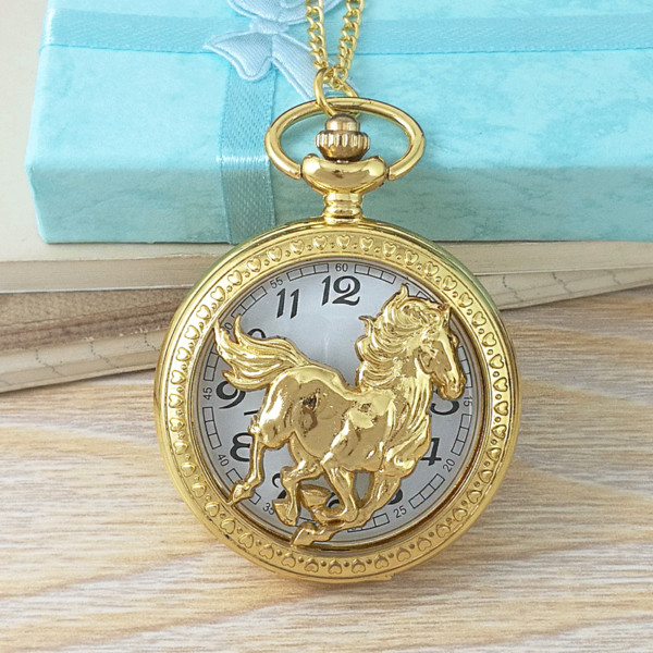 Ceas de buzunar pentru bărbați în două nuanțe