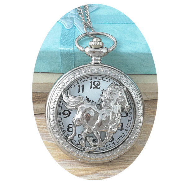 Ceas de buzunar pentru bărbați în două nuanțe