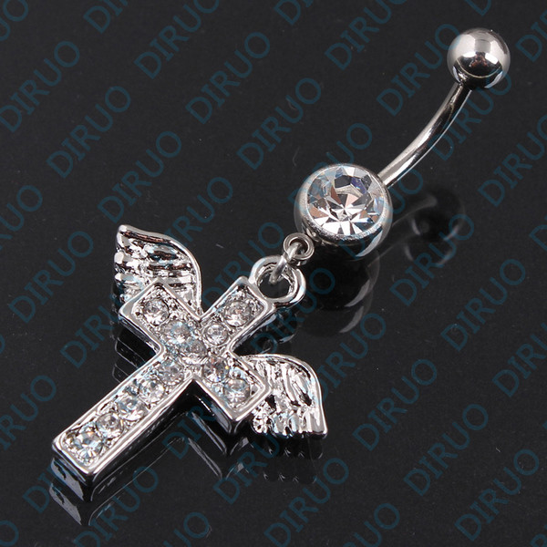 Σκουλαρίκι για το αφαλό - Σταυρός