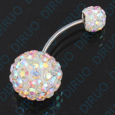 Cercel buric de dama cu pietre in 5 culori