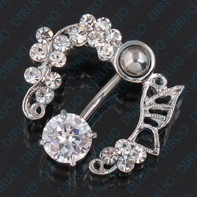 Cercel modern de dama pentru buric in 2 culori