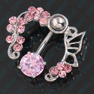 Cercel modern de dama pentru buric in 2 culori