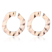 Cercei de dama in doua culori