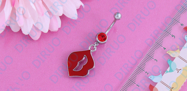 Cercel de dama model nou pentru buric in 2 culori