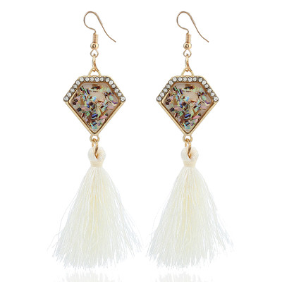 Cercei de dama cu ciucuri si pietre