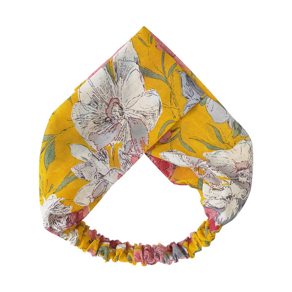 Γυναικείο αξεσουάρ μαλλιών με μοτίβα λουλουδιών