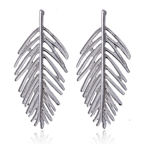 Cercei de dama in forma de frunza