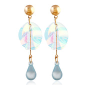 Cercei lungi de dama cu pietre