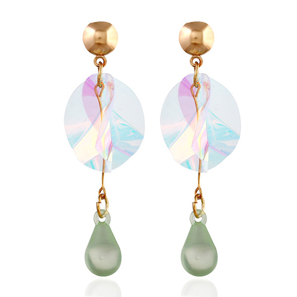 Cercei lungi de dama cu pietre