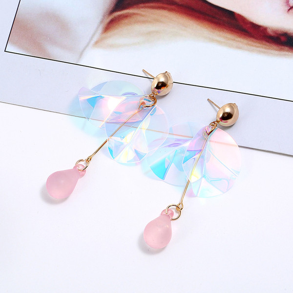 Cercei lungi de dama cu pietre