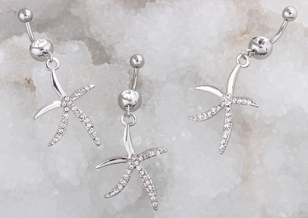 Cercel modern pentru buric pentru femei - Starfish