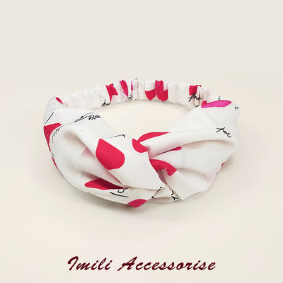 Banda de păr elegantă pentru femei, cu aplicare de culoare