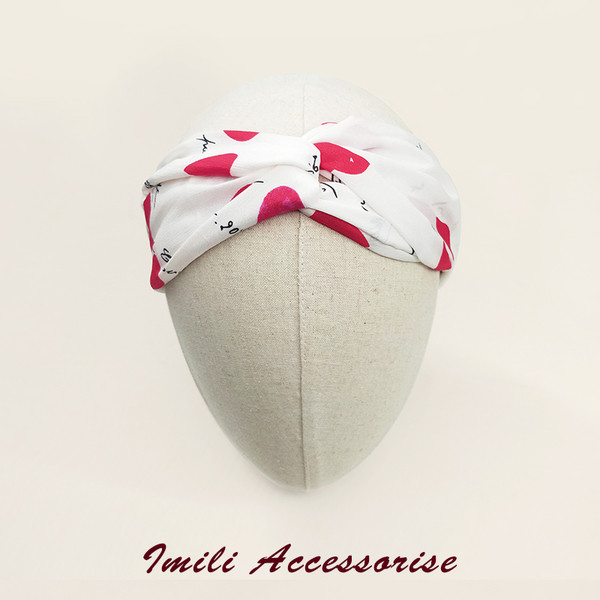 Banda de păr elegantă pentru femei, cu aplicare de culoare