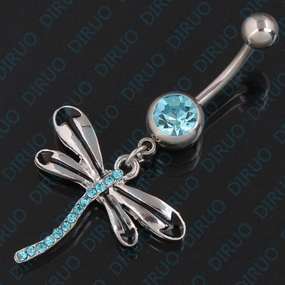 Cercel pentru buric pentru femei - Dragonfly