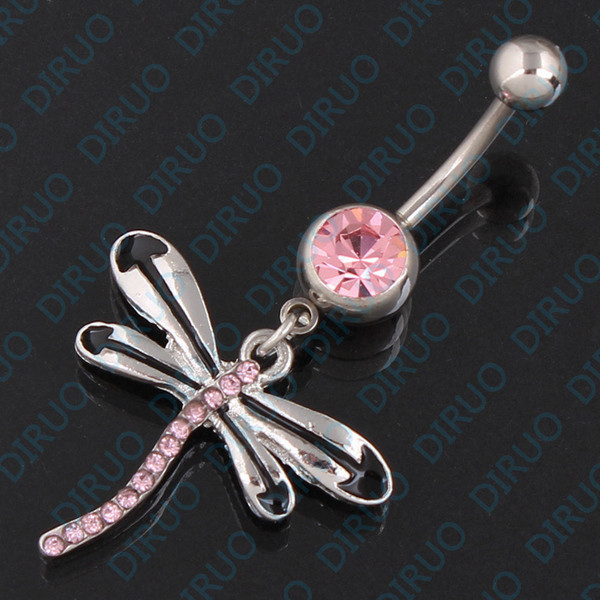 Cercel pentru buric pentru femei - Dragonfly