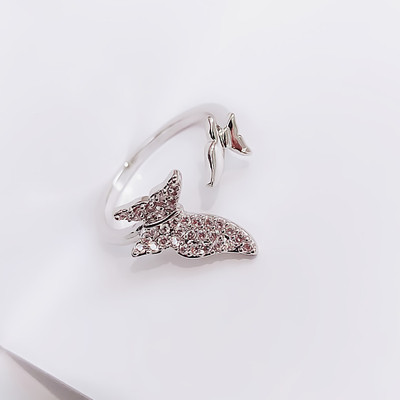 Inel de dama cu pietre decorative - Fluture