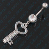 Cercel buric dama - Cheie