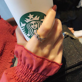 Inel elegant de dama in doua culori