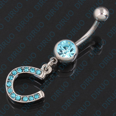 Cercel de dama pentru buric - Potcoava