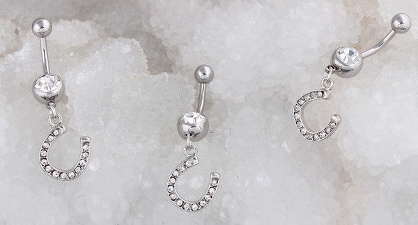 Cercel de dama pentru buric - Potcoava