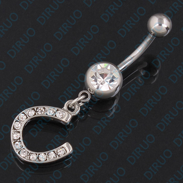 Cercel de dama pentru buric - Potcoava