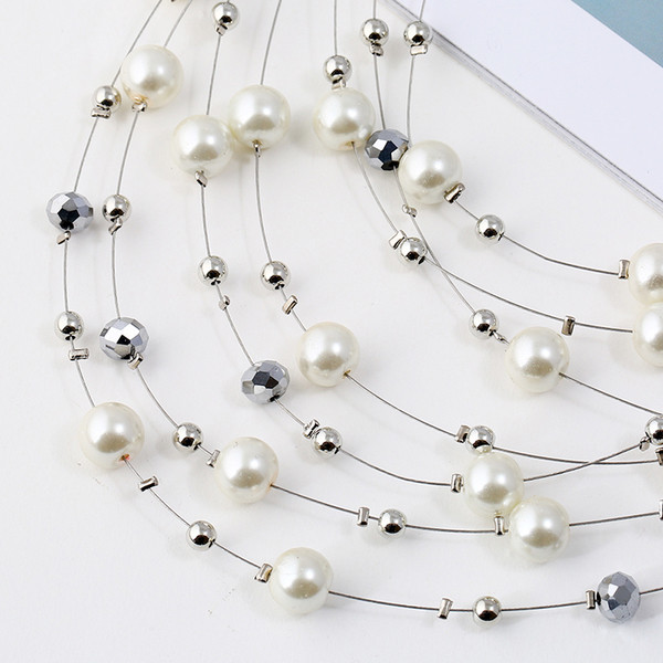 Set de dama colier si cercei cu perle