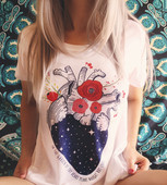 Tricou dama cu aplicatie colorata