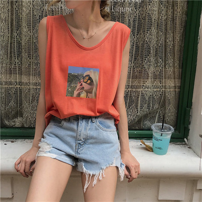 Top de damă cu imprimeu în trei culori