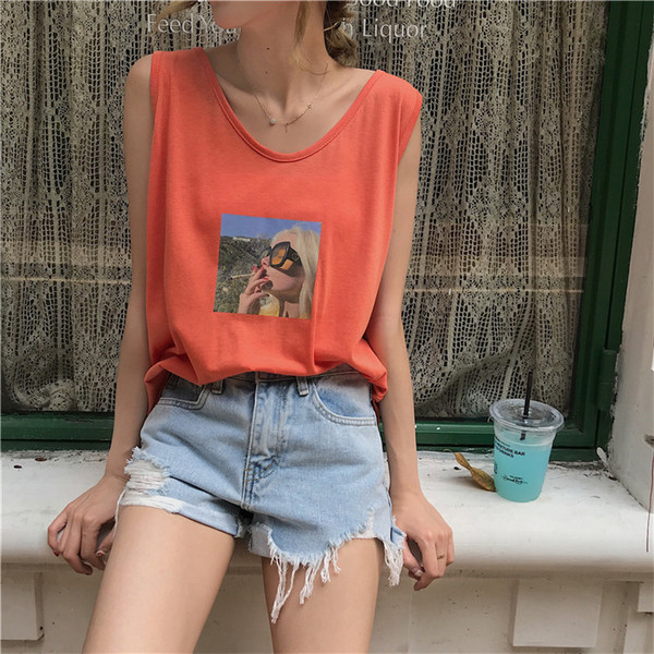 Top de damă cu imprimeu în trei culori