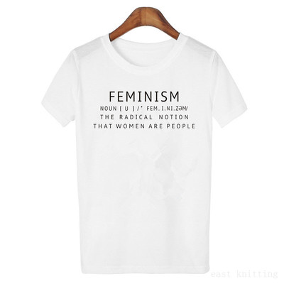 Γυναικεία μπλούζα με επιγραφή και O-neckline