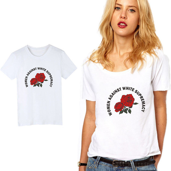 Tricou dama cu aplicatie colorata si inscriptie - model gratuit