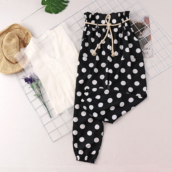 Set dama - maiou si pantaloni cu talie inalta